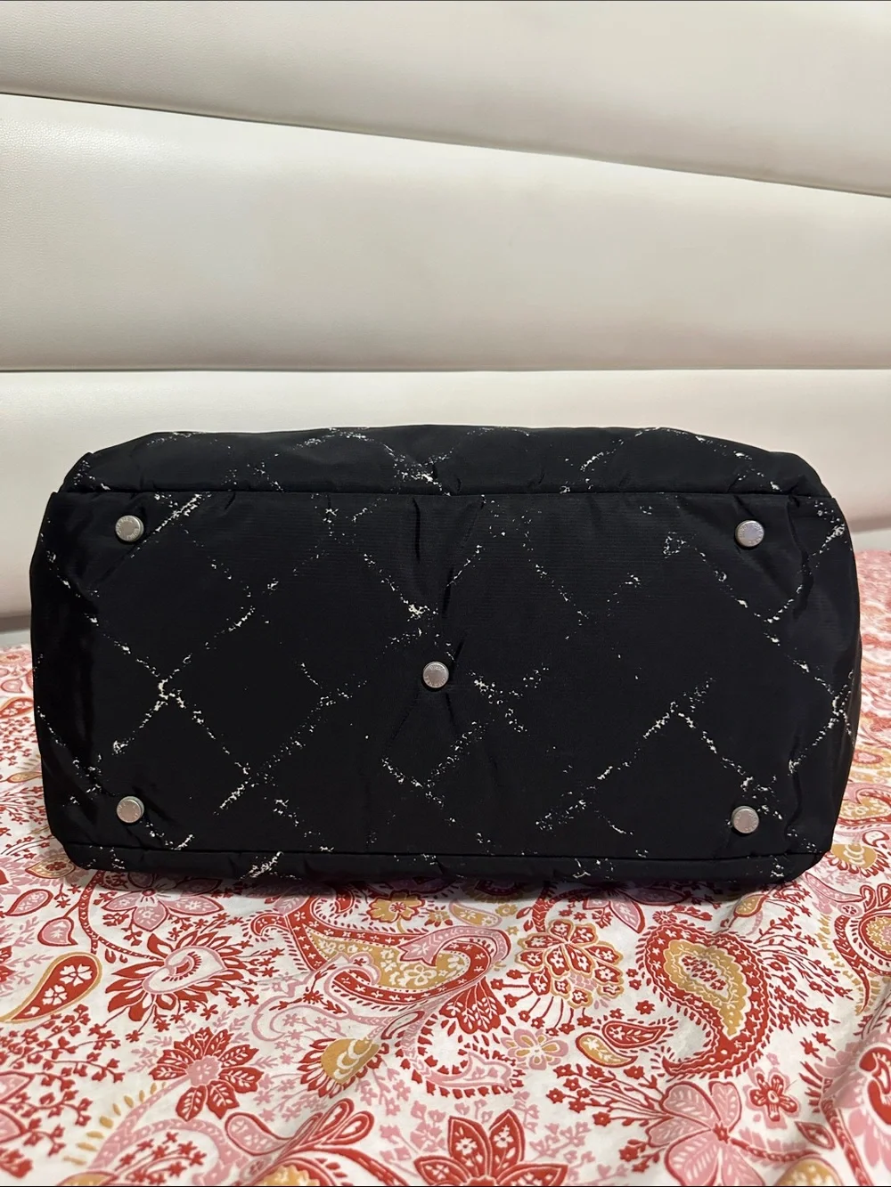 Chanel Old Travel Line Nylon Overnight Bag